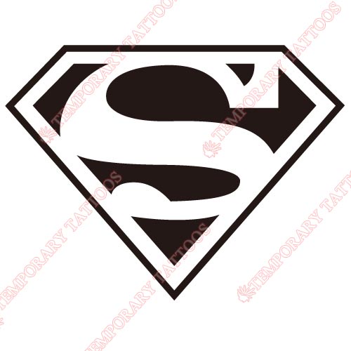 Superman Customize Temporary Tattoos Stickers NO.286